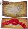 TerraSantaStore Set di 5 braccialetti autentici Kabbalah Red String Protection Evil Eye, per donne e uomini, Gerusalemme benedetta alla tomba di Rachele, preghiera benedizione e istruzioni incluse