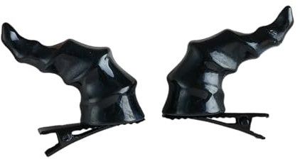 Zktfyshk Halloween Haarspangen Teufel Drache Horn Haarspange Cosplay Party Kopfbedeckung Teufel Haarspange Dress Up Party Für Maskerade