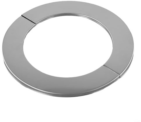 Cache-tuyau décoratif en acier inoxydable pour chaudières à gaz et trous d'échappement (100 mm)