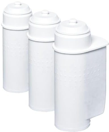 Bosch BRITA Intenza Wasserfilter TCZ7003, verringert den Kalkgehalt des Wassers, reduziert geschmacksstörende Stoffe, passend für Kaffeevollautomaten der Vero Serie und Einbauvollautomaten, weiß
