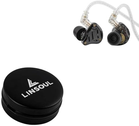 Linsoul KZ ZS10 PRO 2 In Ear Monitor IEM, auricolari cablati ibridi 1DD+4BA Mini custodia portatile in alluminio per auricolari