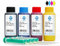 Octopus Fluids Pure Ink 4X 100 ml CMYK Druckertinte Nachfülltinte kompatibel für Patrone HP 932, 933, 940, 950, 951 Refill Set mit Zubehör und Nachfüllanleitung