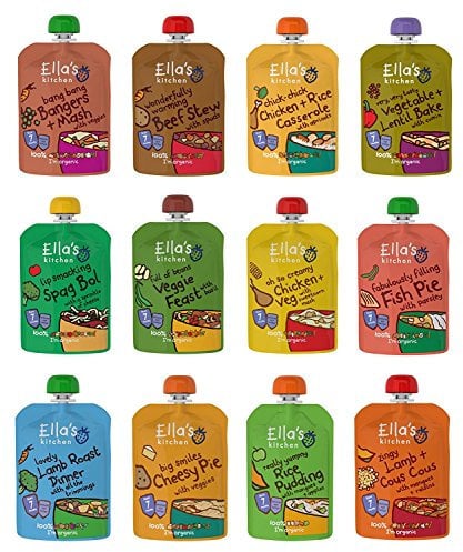 Ella's Kitchen Stage 2 Mixed Case Selection from 7 Month 11 x 130g + 1 x 80g