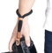 Sugelary Dragonne appareil photo Reflex Cuir de Coton Noir pour Canon Nikon Sony Fujifilm DSLR de