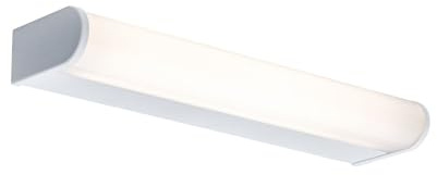 Paulmann 70878 Arneb LED wall luminaire incl. 1x9-watt IP44 Ceiling lamp White Bathroom lamp Aluminium, Acrylic Mirror luminaire 3000 K