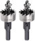 sourcingmap 2 Pcs 23mm HSS Drill Bit Hole Saw for Stainless Steel Metal Alloy Wood