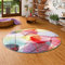 Pergamon Designer Teppich Faro Tropical Bunte Blätter Rund in 3 Größen