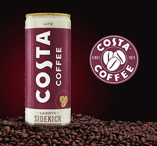 Costa Coffee Iced Coffee 12 x 250ml Cans (Latte, 12 x 250ml)