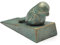 Cast Iron Mouse Doorstop - Decorative Rustic Door Stops - Stop Your Bedroom, Bath and Exterior Doors -Bird (Green)