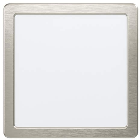 EGLO FUEVA 5 LED Einbauleuchte nickel-matt eckig 216mm 1800lm 3000K