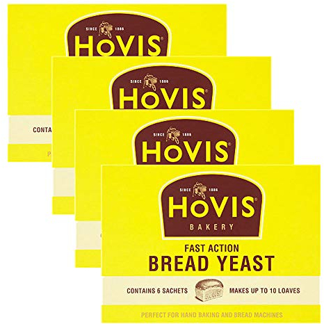 4 x 6 sachets Dry Yeast Baking Raising Agent Vegetarian Cake Bread Rolls sachets