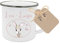 Manufaktur Liebevoll Emaille Tasse Kinder Geschenk personalisiert Kindertasse Hase Geschenk mit Name Kinder Geburtstagsgeschenk Tasse (Motiv “Lea Hase”)
