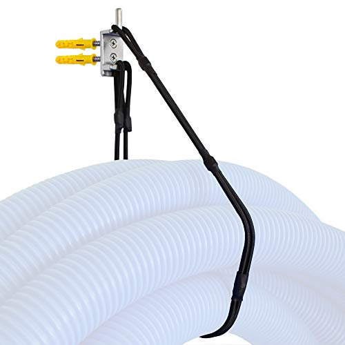 YYST Swimming Pool Vacuum Hose Hanger -Rust Resistant, Pool Hose Hanger Hook for Pool Hose - Up to 50 Feet (No Hose)-Type B (1)