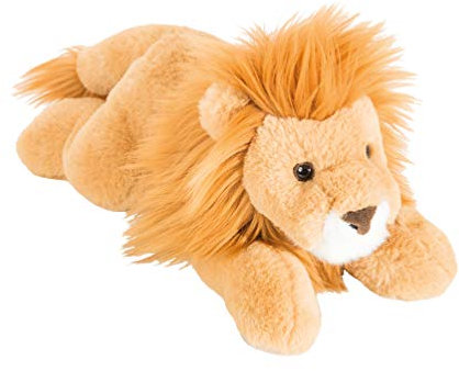 Teddy Hermann 90477 Löwe liegend 33 cm, Kuscheltier mit idealem Recyclinganteil (Füllmaterial)