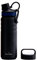 Grandties 709 ml Travel Water Bottle - Wide Mouth Vacuum Insulated Water Bottle with Two Style Lids, Coldest Water Bottle for Men, Hydro Bottles for Women - Midnight Black