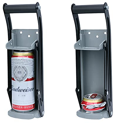 EDATOFLY Can Crusher & Bottle Opener, 500ml Heavy Duty 16OZ 2 in 1 Wall Mounted Recycling Tool Aluminum Recycling Tool Bottle Opener for Recycling Beer Soda Cans and Crushing Soda Cans Beer