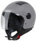 VINZ Como Jethelm mit Visier ECE 22.06 Zertifiziert | Roller Helm Mopedhelm Für Motoroller & Vespa | Herren & Damen | Motorradhelm in XS-XL | Erhältlich in 4 Farben - Titanium