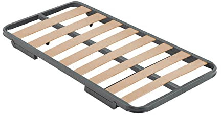 Cama express Sommier inférieur de lit gigogne | Pieds Pliables et roulettes | Dimensions : 80 x 180 cm
