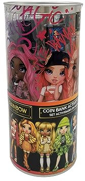 CYPBRANDS Rainbow High Set de Actividades 38 Piezas Hucha, papeleria Unisex niños, Multicolor, Normal