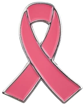 Pin's Ruban Rose - Cancer Du Sein - Octobre Rose - Engagés - qualité de finition - Epingle - Broche - Badge - PINS ENGAGES RUBAN