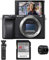 Sony Alpha 6400 | APS-C Mirrorless Camera (Content Creator kit Lens Edition including: Bluetooth Shooting Grip, E 11mm F1.8 Lens, Memory Card and Flash)