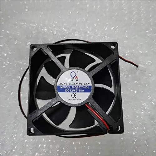 MQ8025HSL MING Quan 12V 80mm - 0.18A 8025 2-Wire DC Cooling fan