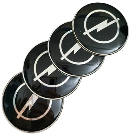 4 StüCk Radkappen Aufkleber für Opel Astra h g j k f Zafira a b Corsa b c d Mokkav Insignia Vectra 65mm, Reifen Felgendeckel Aufkleber Nabenkappen Abzeichen Sticker Autozubehör Schmücken Zubehör