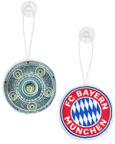 FC Bayern München Auto Anhänger - Logo & Meisterschale - mit Saugnapf FCB