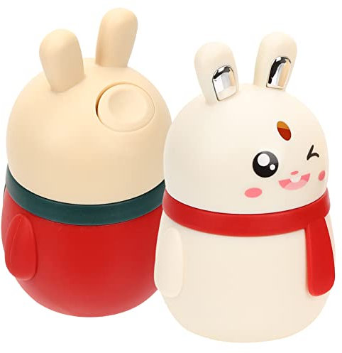 FUNOMOCYA Contenitore per Stuzzicadenti A Forma di Coniglio Scatola Porta Stuzzicadenti in Materiale Affidabile Barattolo Piccolo Ma Capiente Casa