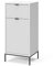 Vicco Midischrank Eliza, Badmöbel, Weiß, 40 x 87 cm mit Tür und Schublade