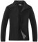 33,000ft Damen Fleecejacke mit Durchgehendem Reißverschluss Stehkragen Damen Leichte Fleece Jacke Antistatische Outdoor Damenjacke für Wandern und Freizeit, Schwarz M