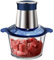 300W Food Processor, 2L Kitchen Meat Blender, Mini Vegetable Chopper, Food Grinder with Glass Bowl, Meat, Vegetable, Fruit and Nut Food Chopper