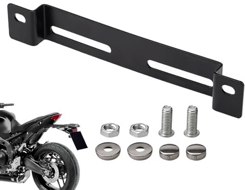 Yonuaret Motorcycle License Plate Bracket,Invisible Motorcycle Modification Plate Support - Motorbike License Plate Mount Holder License Plate Mount Holder Bracket For Certain Motorcycles