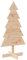 vidaXL Weihnachtsbaum, Tannenbaum Holz zum Schmücken, Christbaum Holzbaum DIY Weihnachten Dekoration, Dekobaum Weihnachtsdeko, 100cm Massivholz Kiefer