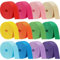 Wonninek 12 Rolls Gurtband Strap 1.5 Zoll 5.5 Yard Heavy Duty Polypropylen Gurtband Breite gemischt langlebig für Handtasche, Innen- und Außenausrüstung, Haustier Kragen, DIY Projekte