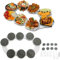 Lazy Susan Rotating Serving Turntable, Large Lazy Susan Turntable for Dining Table Expandable Track Rotating Tray Easy Access Food Storage Tray Centre Turntable for Kitchen