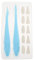 EXCEART 1 Set Erase The and Wipe The Pen Eyeliner Block Teleskop Mascara Spender Feuchte Make Up Schwämme Mischschwamm Essence Mascara Wild Pan Gesichtspad Gel Blau