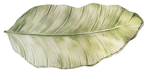 YOOCHUENG Badteppich Blattform Badematte Grün Badezimmerteppich Saugfähig | 50x100cm,Maschinenwaschbar,Ultradünne Schnelltrocknende Badvorleger,Kieselgur Rutschfester Badematte für Badezimmer Küche