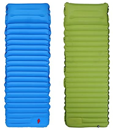 YUGSHNKFC Selbstaufblasende Luftmatratze, breite Isomatte, Spleißen, aufblasbares Bett, Strandmatte, Campingzeltkissen