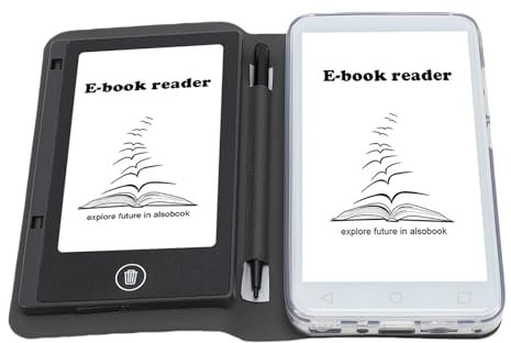 E Book Reader, 5 écran Tactile EReader avec WiFi et Bluetooth, 2GB 16GB E Ink Tablet pour la Lecture et L'écriture, Papier Numérique, EPaper, Lecteur de Livre électronique