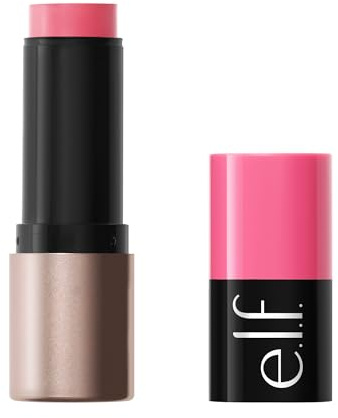e.l.f. Soft Glam Cream Blush Stick, aufbaubares Creme-Rouge für einen natürlichen Farbkick und ein Satin-Finish, mit Sheabutter, vegan und tierversuchsfrei, Gumball