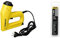 Stanley 6-Tre550 Agrafeuse Électrique Gamme Pro - Pour Agrafes De Type G Et Clous De Type J & 1-SWK-BN0625T Clous Type J-18GA, Argent, 15 mm