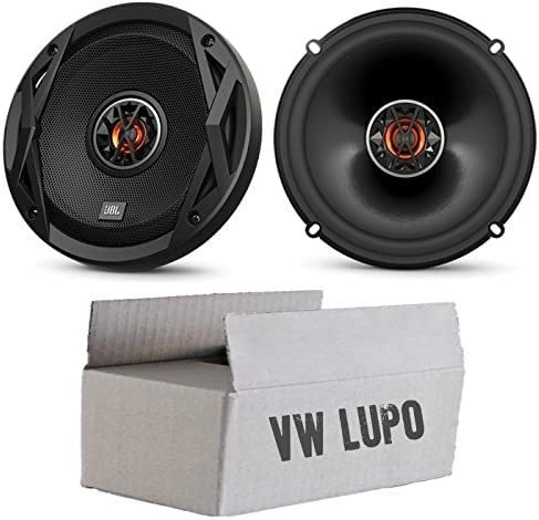 Lautsprecher Boxen Einbauset passend mit JBL Club 6522 | 2-Wege | 16,5cm Koax Auto Einbauzubehör kompatibel mit VW Lupo Front
