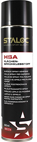 STALOC HSA Flächensprühkleber 600ml | Transparent | Sprüh-Klebstoff