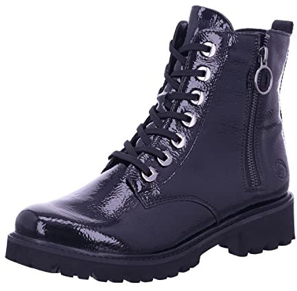 Remonte Boost Womens Ankle Boots 7.5 UK Black Patent