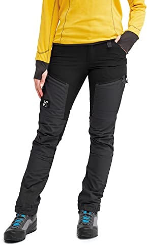 RevolutionRace Damen RVRC GP Pro Pants, Hose zum Wandern und für viele Outdoor-Aktivitäten, Jet Black, S