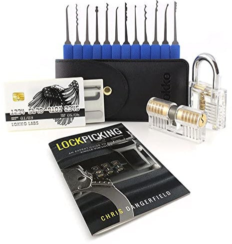 Dietrich-Schule in einer Box: Dietrich-Set, Spionagekarte, Trainingsschlösser und Anleitung zum Knacken von Schlössern (1)