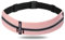 MOCOCITO Riñonera Running Cinturón para Correr Hombre Mujer Cinturón Running con Cierre Cremallera Riñonera Deportiva Impermeablepara Correr, Gimnasio, Viaje al Aire Libre (Rosa)