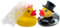 MIK funshopping 2-teiliges Set Badeente Quietscheente Badewannenspielzeug - Hochzeitspaar-Enten Brautpaar