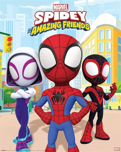 Poster Spidey and his Amazing Friends Power of 3 40x50cm
